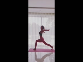 Christine McGuinness Yoga Ass Workout