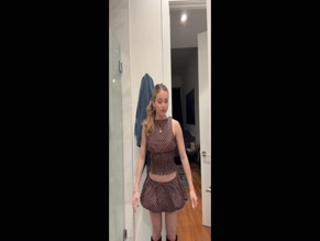 Brec Bassinger Polka Dot Outfit Reveal