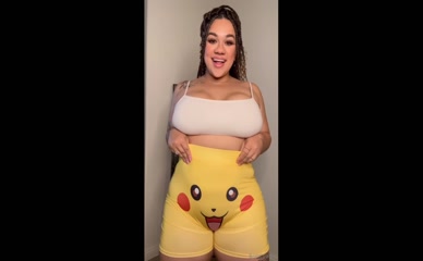Britt Cuadra Pikachu Tits & Pussy Tease