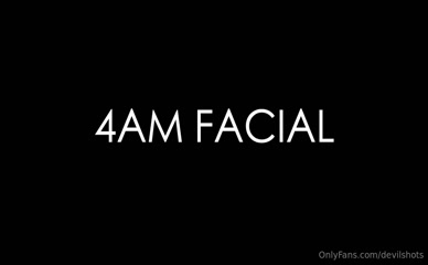 Devilshots Morticia gets a facial.