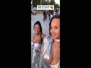 Ashley Nicole Williams cleavage.