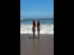 djtwins_official Beach Tits and Ass