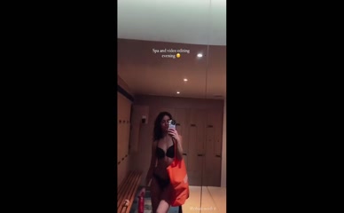 Vanessa Bauer bikini mirror selfie