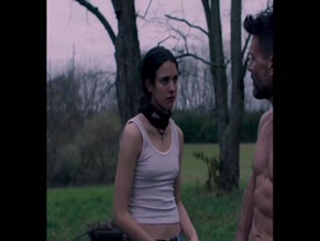 Margaret Qualley Hard Nipple Slip
