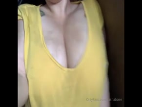 Kashabaee's Massive Tits Teased in Yellow Top