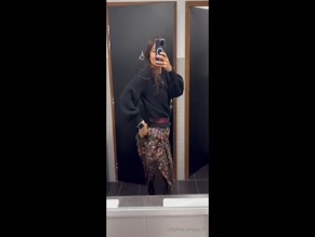 lau75 thong under skirt sexy tease in the bathroom