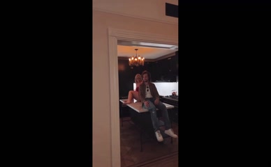 Natalie Alyn Lind topless kitchen counter ride