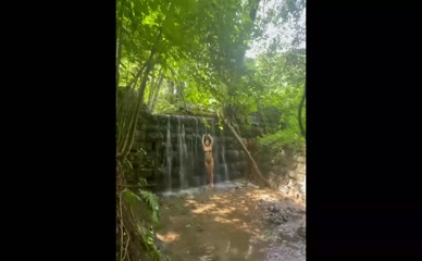 Gideon Adlon Waterfall Nude.