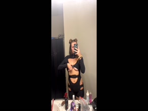 goddessgirlkali topless mirror selfie with middle fingers