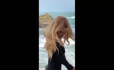 Nicole Kidman nude body suit balcony tease.
