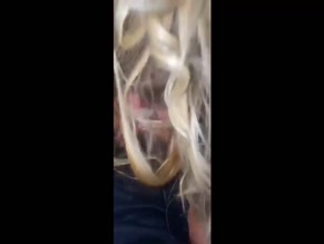 Raeli Chadwick blonde giving a blowjob