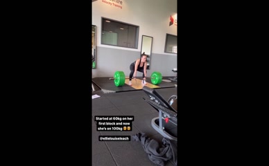 Coronation Street Ellie Louise Leach Deadlift