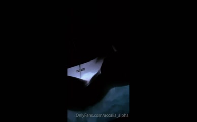 alpha.witch exposed breasts and vulva in bath
