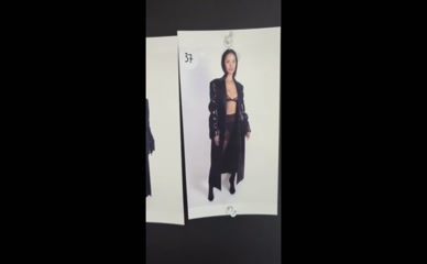 Maya Jama lingerie runway looks.