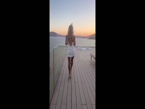 Christine McGuinness bare breasts and thong in pool