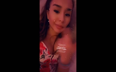 Alahnaly Braces Cleavage Tease