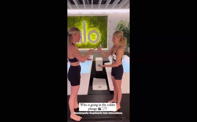 Sarah Michelle Gellar Rock Paper Scissors Cold Plunge