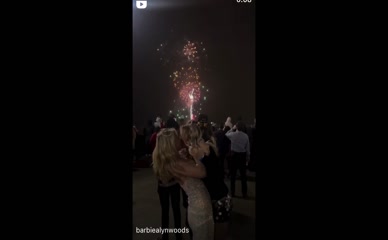 Natalie Alyn Lind Fireworks Hug