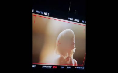Billie Eilish Topless Behind the Scenes