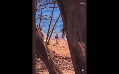 Britney Spears Bare Ass Beach Stroll