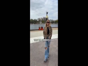 Annie Lederman Exposes Nipple Pasties at DC Monuments