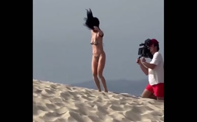 Katy Perry's Bare Ass on Beach