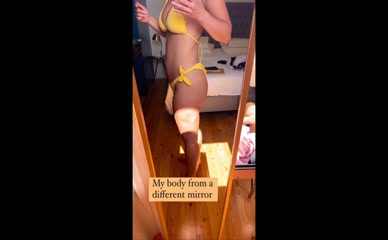 CiCi Coleman Yellow Bikini Bodycheck