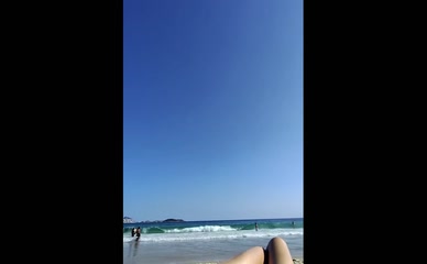 Vivi Orth teasing her body in black bikini