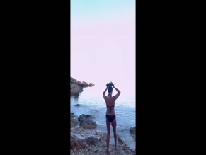 Jenny Powell's Bikini Beach Swim