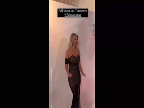 Christine McGuinness Sheer Dress Tease