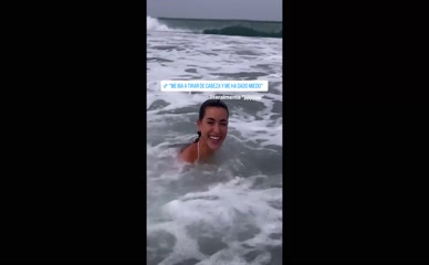 paulagonu Bikini Ass Ocean Tease