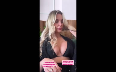 Helen Flanagan bikini cleavage tease.