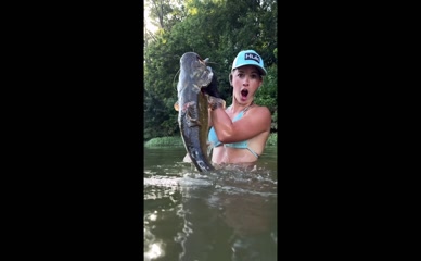 Hannah Barron: Bikini Fishing and River Fun