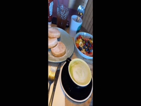 Freefrost breakfast spread.