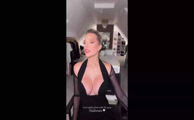 Helen Flanagan cleavage dress.