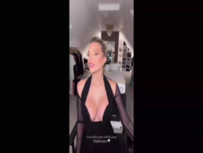 Helen Flanagan cleavage dress.