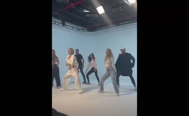 Julianne Hough navel midriff dance rehearsal