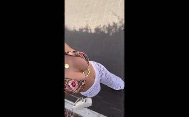 Helen Flanagan big tits bikini walk