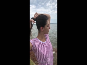 Leah Gotti Tits and Ass by Lake