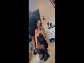 maggiejensen Black Sheer Bralette Tiny Skirt