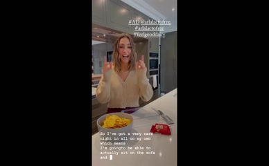 Frankie Bridge Lacto-Free Cheese Tortilla Crisps Recipe