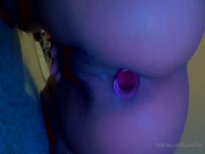 kawehilani - anal plug insertion, pussy touching
