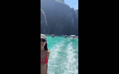 Myleene Klass Bikini Boat Ride