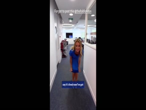 Amanda Holden's Royal Blue Dress and Action Mode