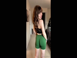 xninjae Yoga shorts ass bounce