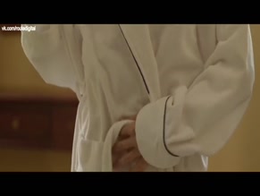 Olivia Wilde: Exposed on bed and running bare through hotel corridors.