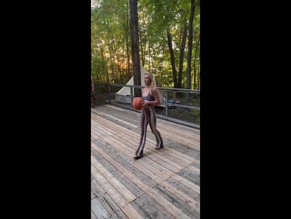 Natalie Alyn Lind bra top basketball fail.