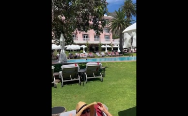 Amanda Holden Bikini Sunbathing
