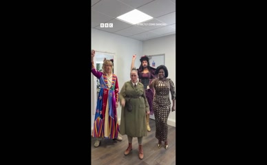Shirley Ballas Strictly Come Dancing Bathrobe Reveal