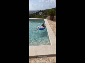 Kim Pearson ass in pool